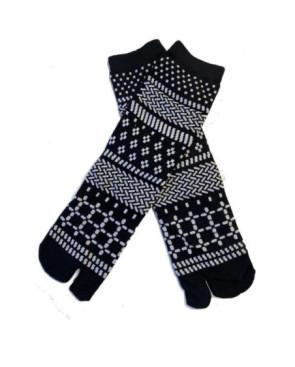  Chaussettes Japonaises Quadrillages psychédéliques