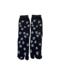 Chaussettes Japonaises Noires Trèfles