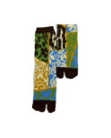 Chaussettes japonaises Patchwork végétal