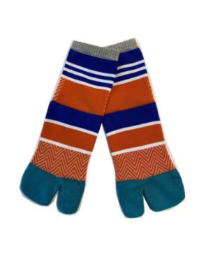 Chaussettes Japonaises vagues et striures