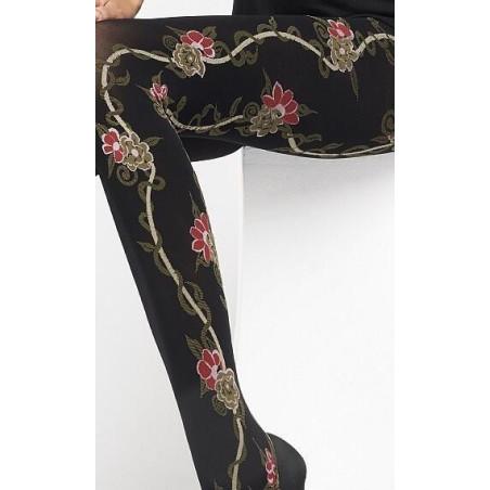 Collant Platino Astral en Fleurs