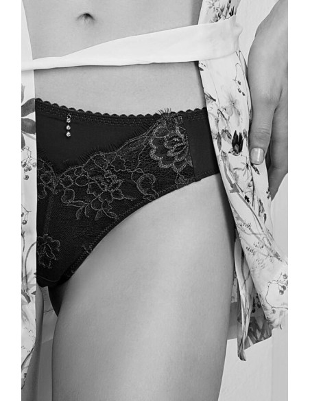 String New grace  dentelle Piège Noir