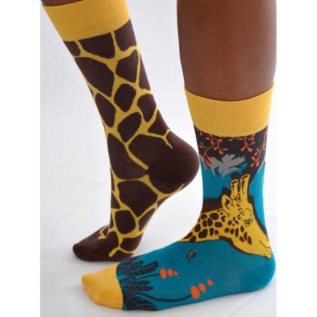 Chaussettes Girafes Asymétriques
