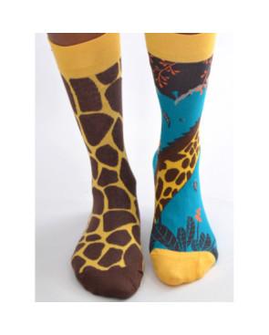  Chaussettes-les-petits-caprices-Girafes-asymétriques-face