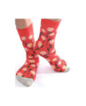 Chaussettes Rouges Marguerites Les Petits Caprices