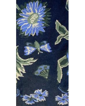 Chaussettes Bouquets de Bleuets Les petits caprices