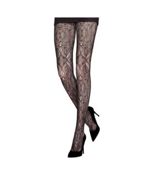 Collant Emilio Cavallini Dentelle Armoirie