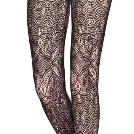 Collant Emilio Cavallini Dentelle Armoirie