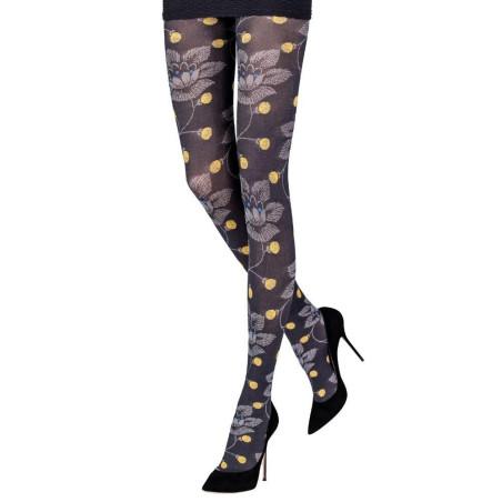 Collant Emilio Cavallini Fleurs de Lotus