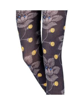 Collant Emilio Cavallini Fleurs de Lotus