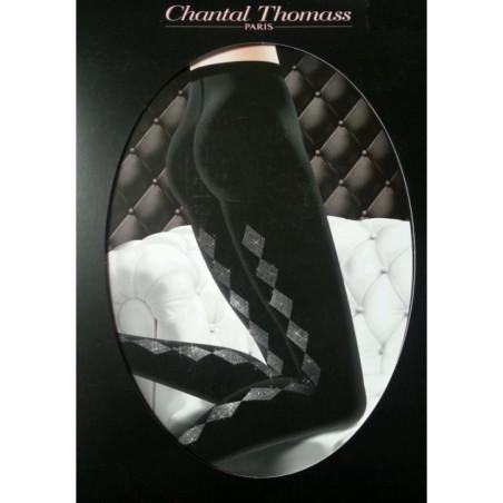 Collant Chantal Thomass Opaque Baguette de losanges Lurex