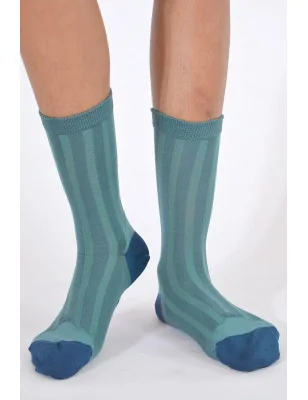 chaussettes-en-soie-Berthe-aux-grands-pieds-bleu-vert-BAMCS2