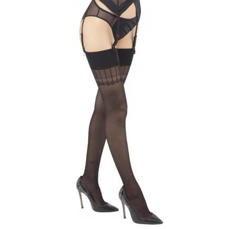 chaussettes-en-soie-Berthe-aux-grands-pieds-bleu-cobalt-BAMCS2-profil