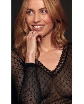 T shirt Janira  Dentelle Floret