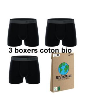 Freegun Lot de boxers en coton bio