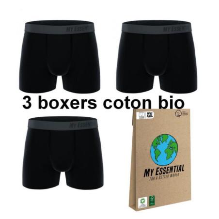 Freegun Lot de boxers en coton bio