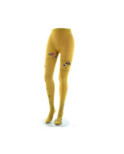 Collant Berthe aux Grands Pieds Ocre Fleuri