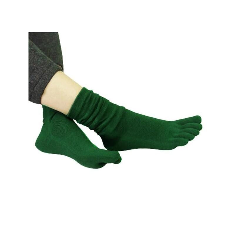Chaussettes 5 doigts unis Tendance