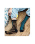 Chaussettes Tabis coton Rayures double ton