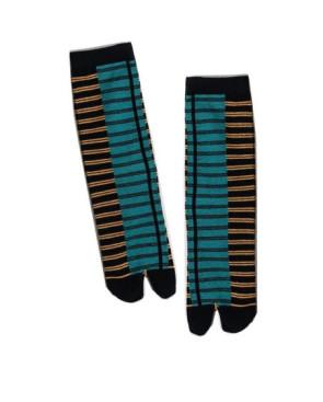Chaussettes Tabis coton Rayures double ton