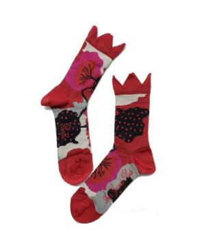 Chaussettes Arbres et fruits rouges Berthe aux grands Pieds