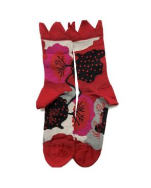 Chaussettes Arbres et fruits rouges Berthe aux grands Pieds
