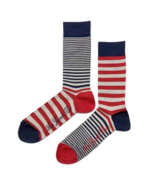 Chaussettes Rayures asymétriques Berthe aux grands Pieds