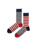 Chaussettes Rayures asymétriques Berthe aux grands Pieds