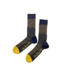 Chaussettes Homme Vagues Stylisée Chic marine