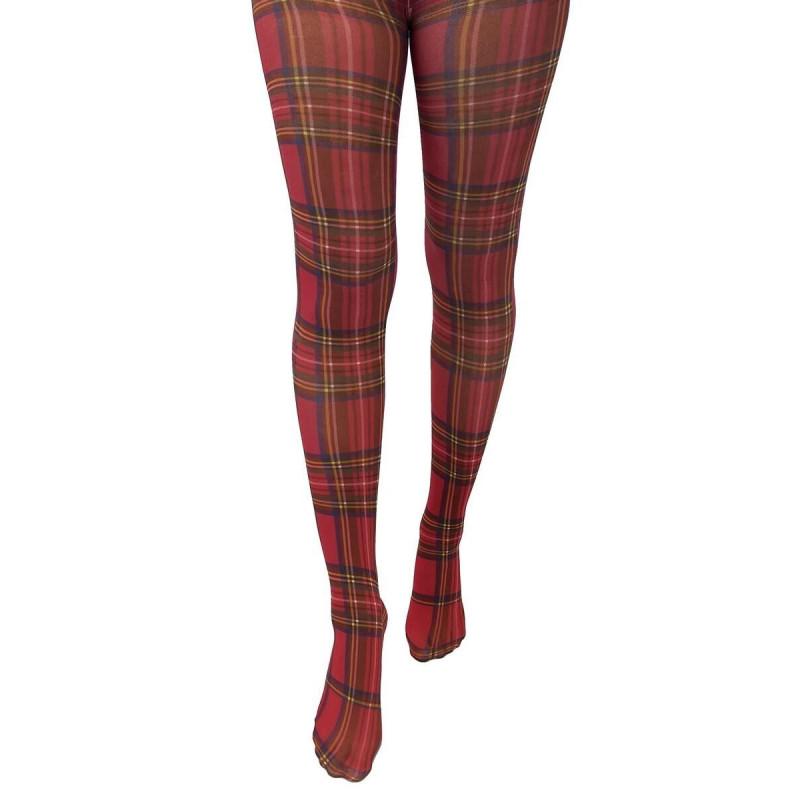 Collant Pamela Mann imprimé Tartan