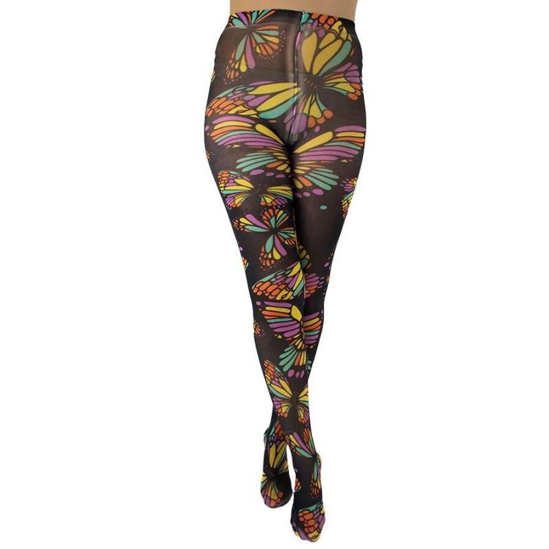Collant Imprimé Pamela Mann Papillons