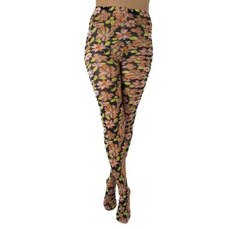 Collant Pamela Mann imprimé Floral Color