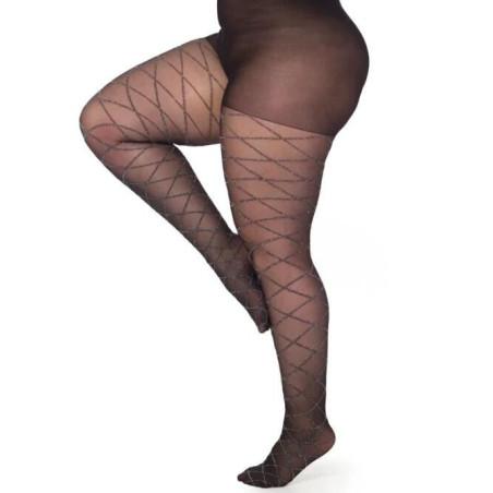 Collant Pamela Mann Losanges Argyles Lurex