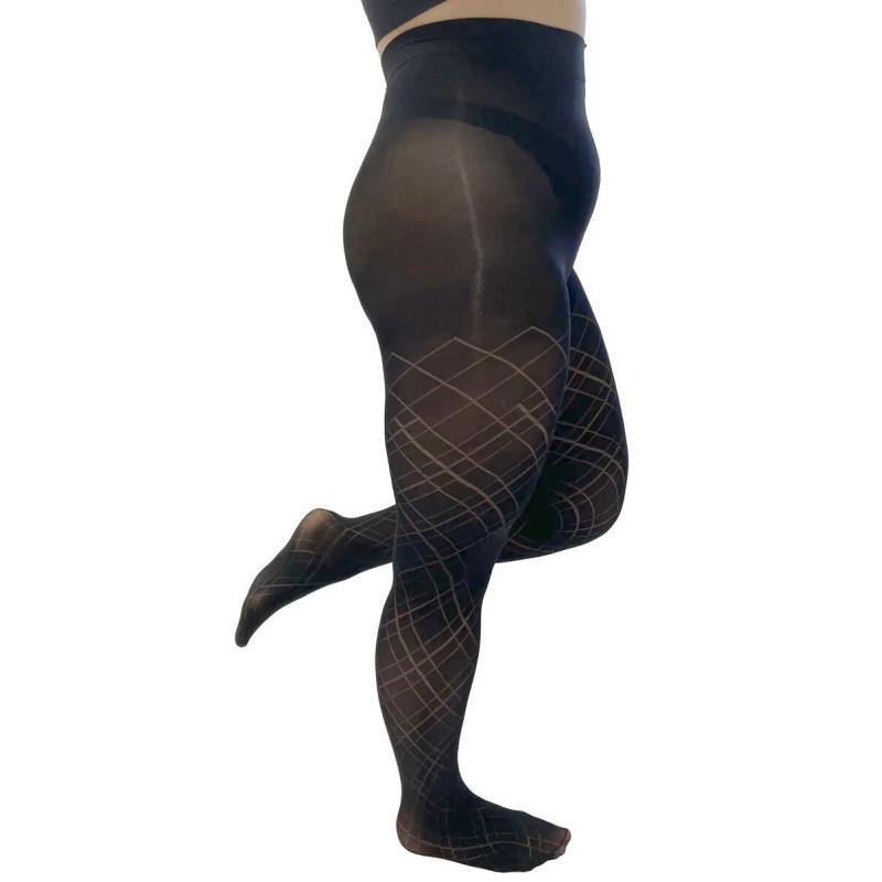 Collant Pamela Mann effet Diamant ajouré opaque