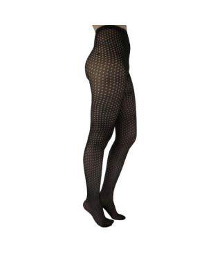 Collant Pamela Mann Polka Dots opaque à pois ajouré