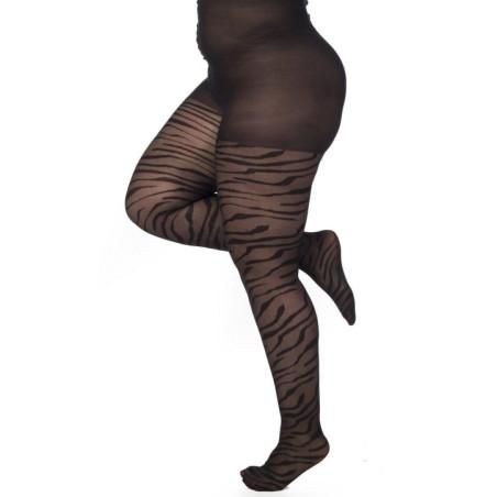 Collant Pamela Mann Zébre Curvy