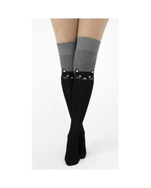 Jambiére Coton Pamela Mann Chat Noir avant