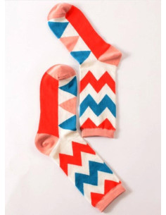 Chaussettes coton LPC contemporain stries 