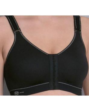  soutien gorge sport ouverture avant 5523 noir Anita Active détail crochet