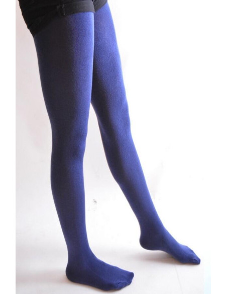 Collant Le bourget Modachaud bleu profil