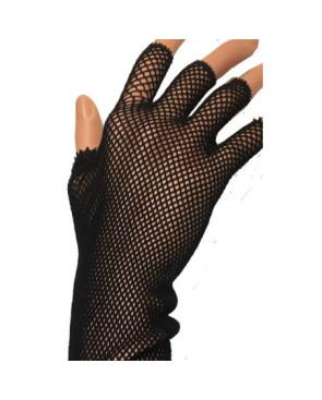  Mitaines-Resille-noire-fines-Longues-détail-maille
