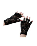 Mitaines noires Dentelle authentique
