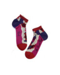 Socquettes Fil D'ecosse Berthe aux Grands Pieds Kimono Fleuri