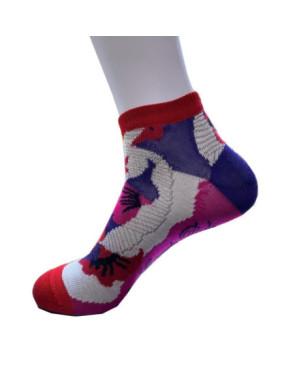 Socquettes Fil D'ecosse Berthe aux Grands Pieds Kimono Fleuri