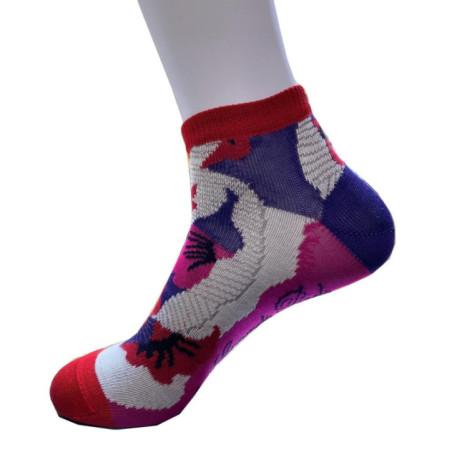 Socquettes Fil D'ecosse Berthe aux Grands Pieds Kimono Fleuri