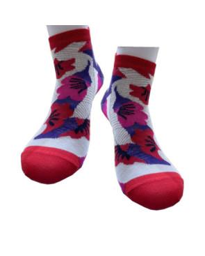  Socquettes Fil D'ecosse Berthe aux Grands Pieds Kimono Fleuri