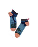 Socquette fil d'ecosse Berthe aux grands Pieds Arbres et reflefrs chic