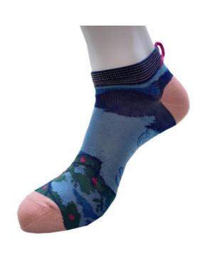 Socquette fil d'ecosse Berthe aux grands Pieds Arbres et reflefrs chic