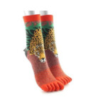 Chaussettes 5 doigts Jungle Leopard Berthe aux grands Pieds