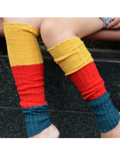 Guetres à rayures 3 couleurs 2